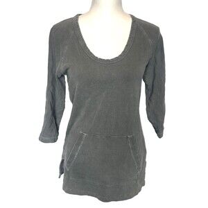 James Perse Standard Women’s Sweatshirt 2 Medium Green